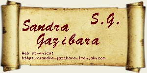 Sandra Gazibara vizit kartica